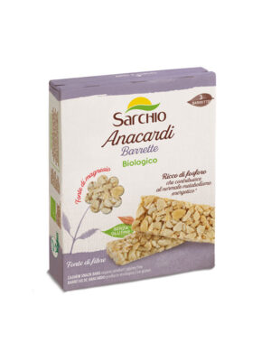 Sarchio Barrette Anacardi senza glutine | Celiachia Milano